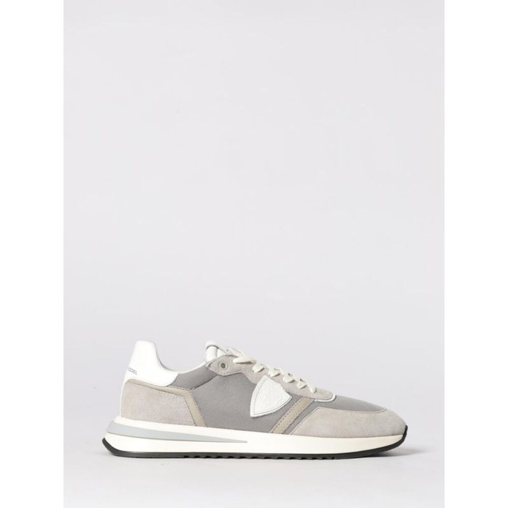 Philippe Model Men Philippe Model Suede And Mesh Sneakers